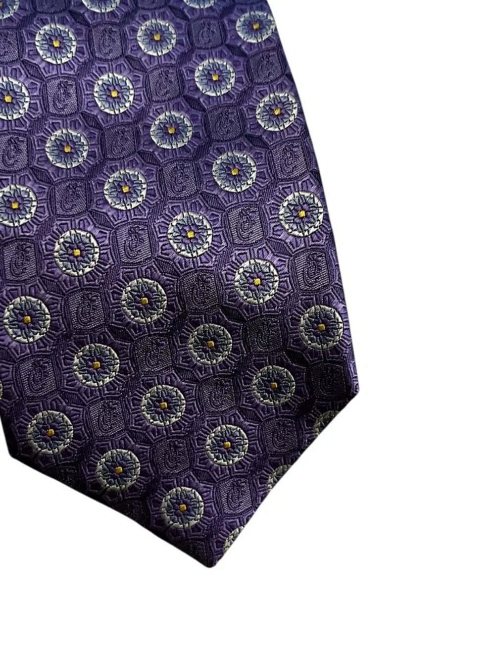 Chick Fil A Crabtree Valley Tie Purple paisley Chick-fil-A